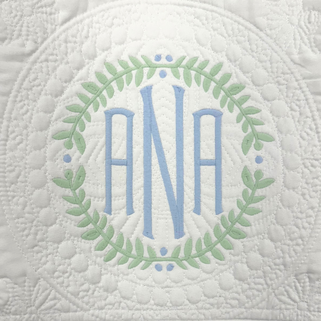 Embroidered Heirloom Baby Quilts