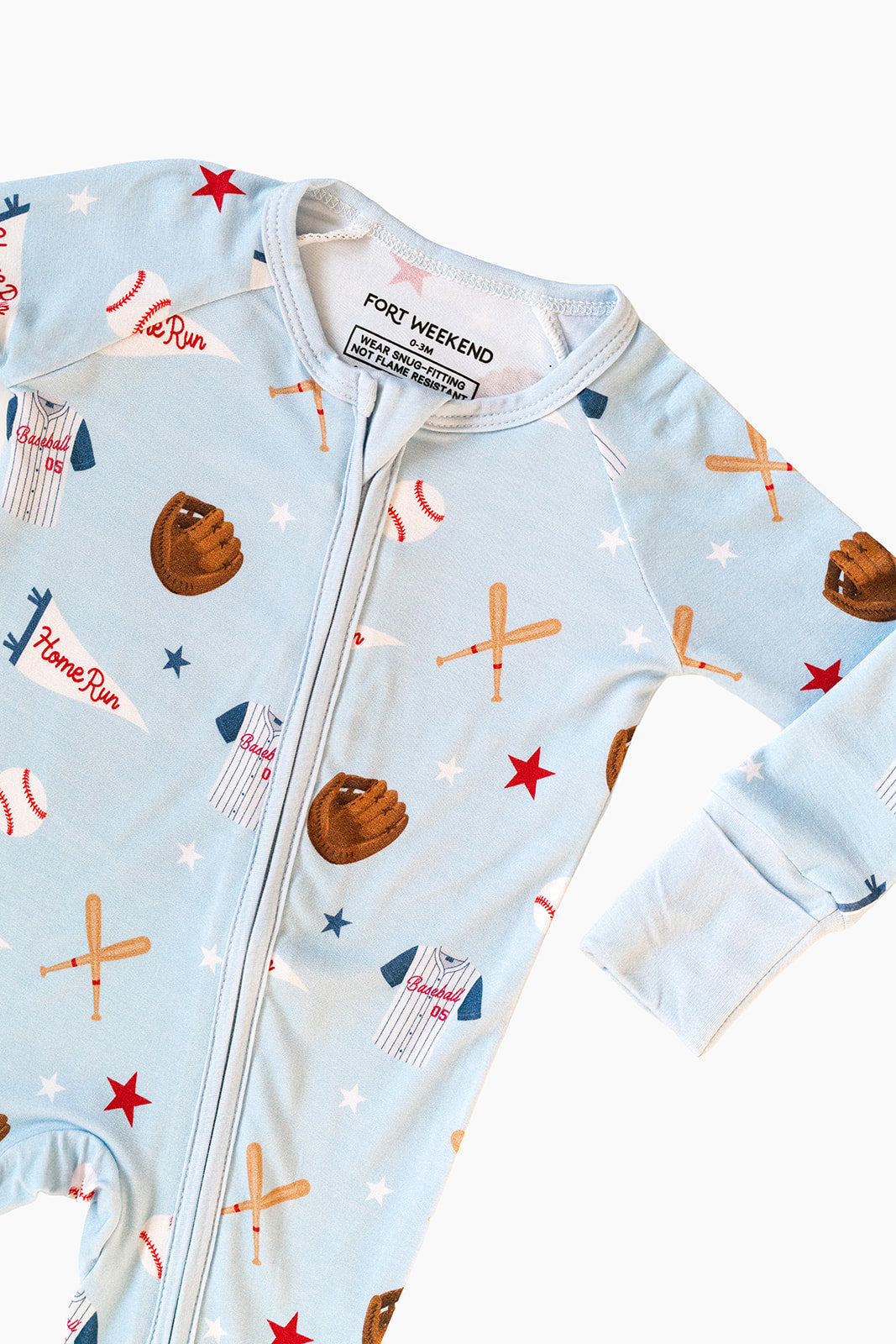 The Home Run Bamboo Convertible Zipper Pajama