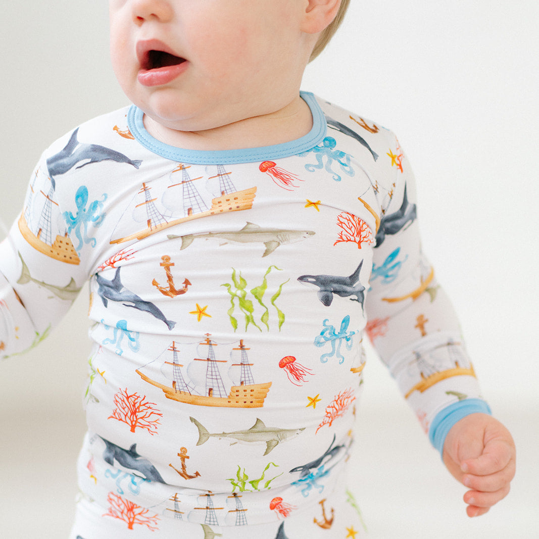 The Sailor Bamboo Two-Piece Pajama Set