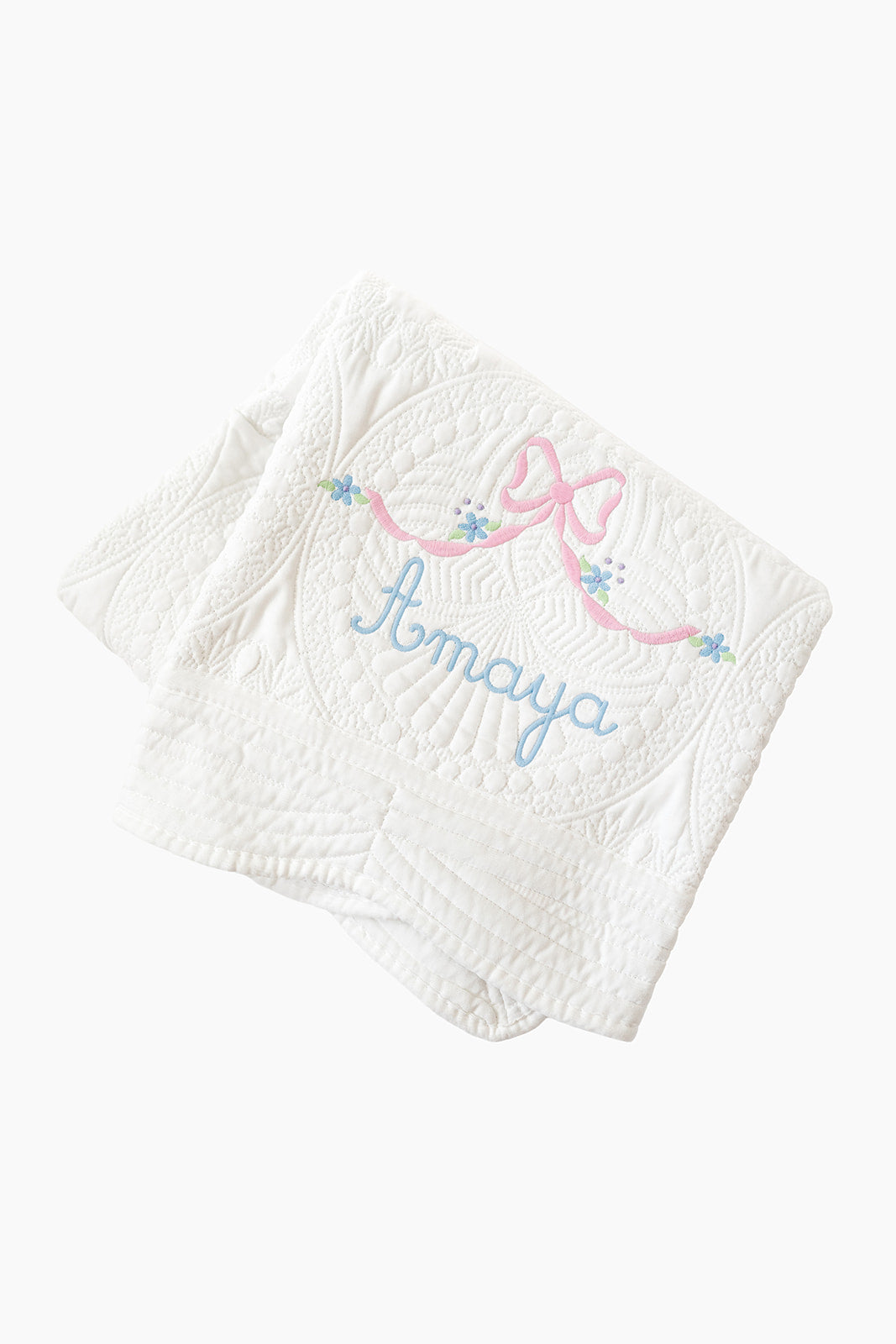Embroidered Heirloom Baby Quilts