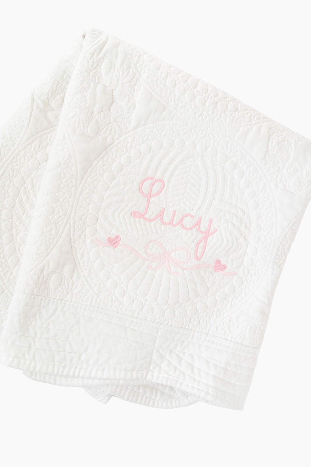 Embroidered Heirloom Baby Quilts