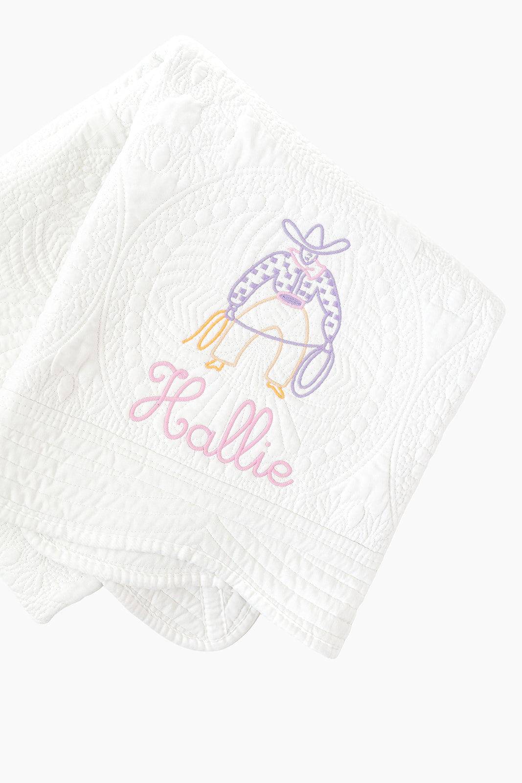 Embroidered Heirloom Baby Quilts