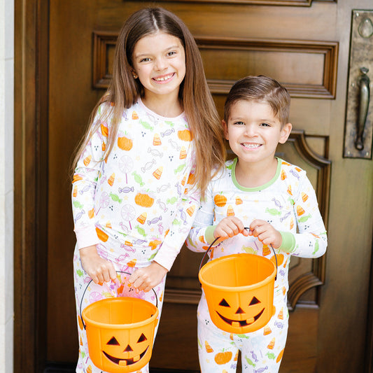Spooky Sweet Two-Piece Pajama Set – Green