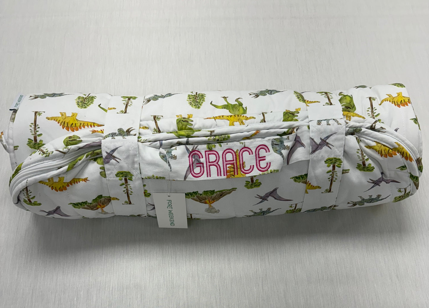 Sample Sale: The Dinosaur Sleeping Bag - "Grace"