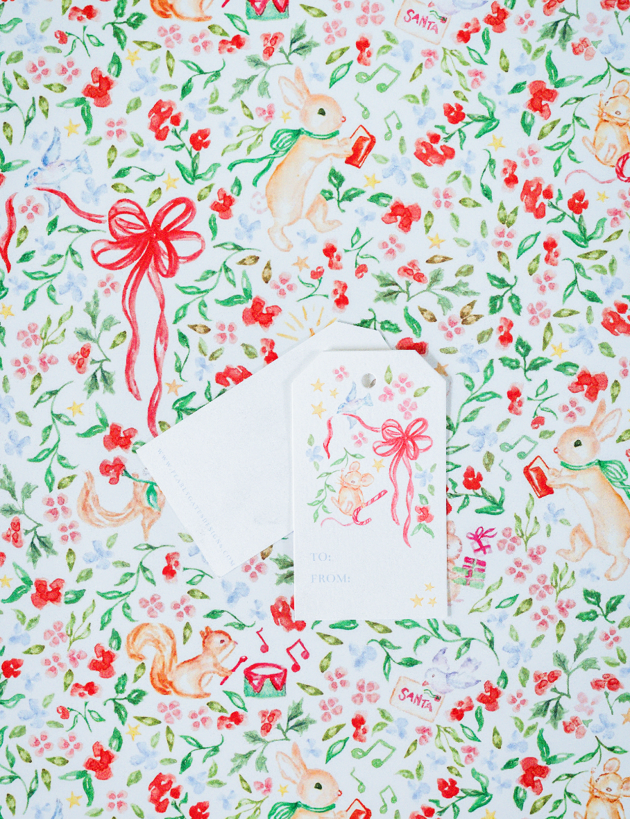 Woodland Christmas Wrapping Paper
