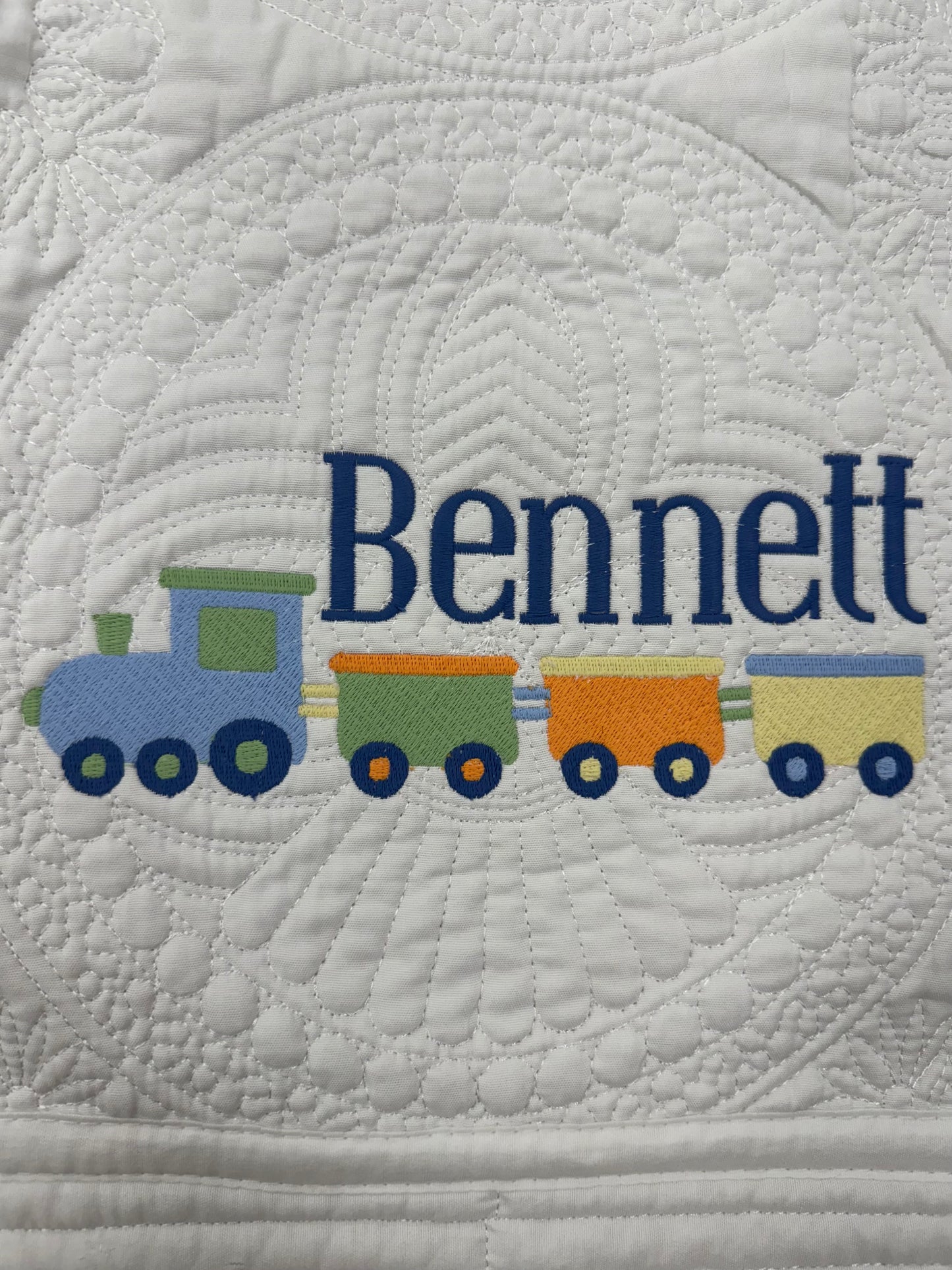 Embroidered Heirloom Baby Quilts