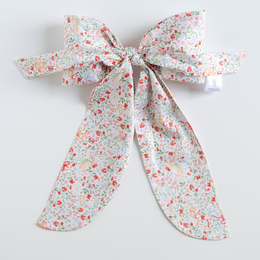 Woodland Christmas Bow Topper