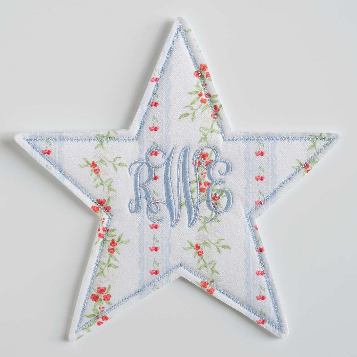 Floral Stripe Star Topper