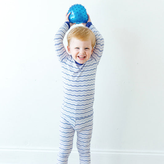 The Blue Wave Pajama Set