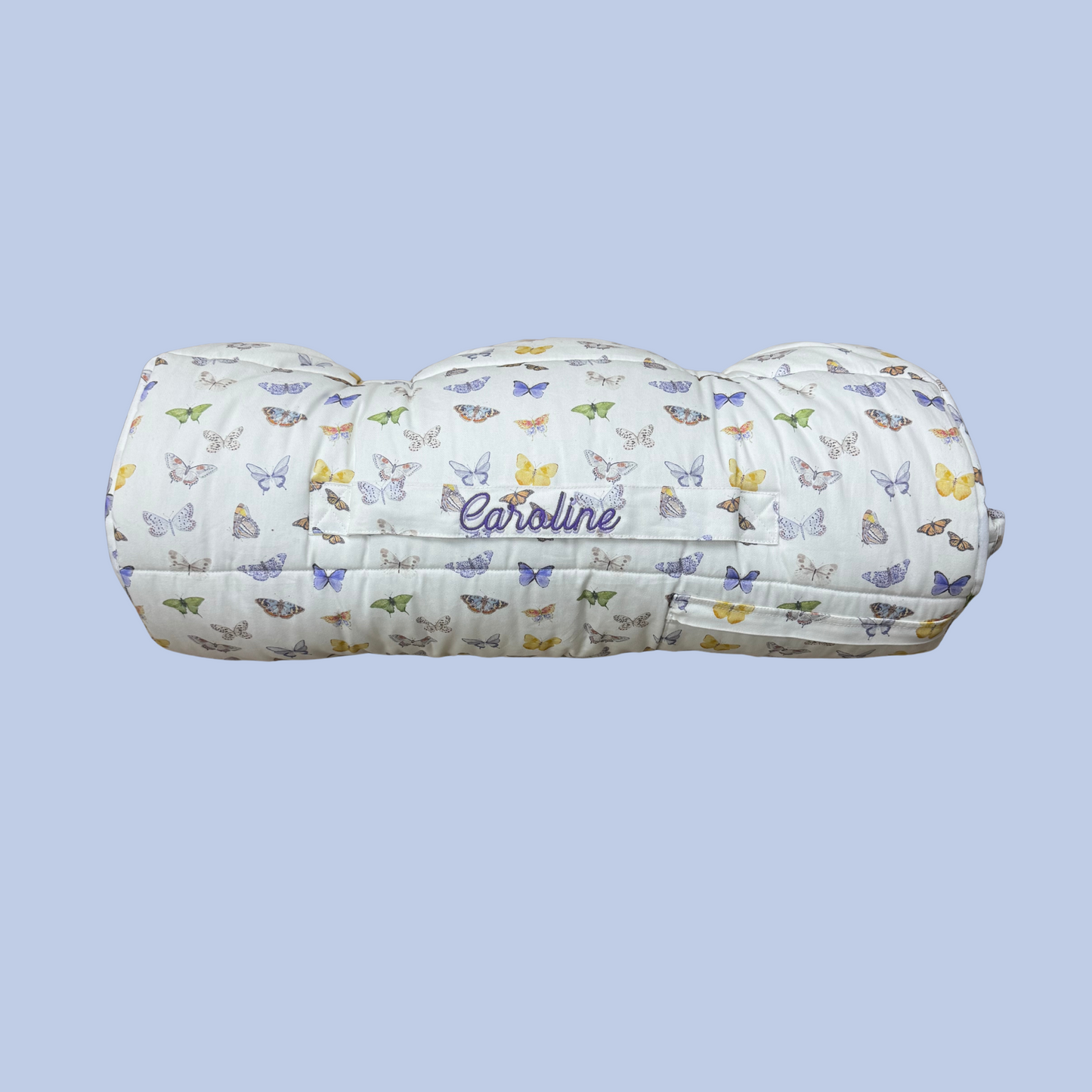 Sample Sale – Butterfly Nap Mat (Embroidered “Caroline”)