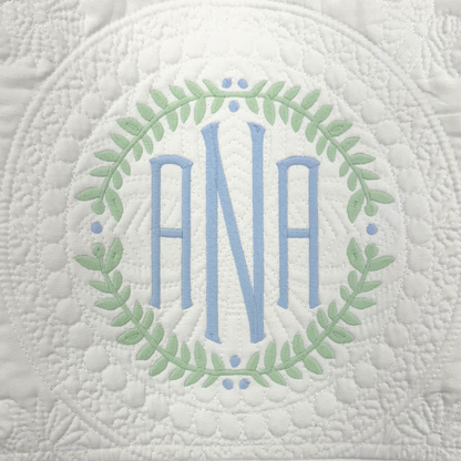 Embroidered Heirloom Baby Quilts