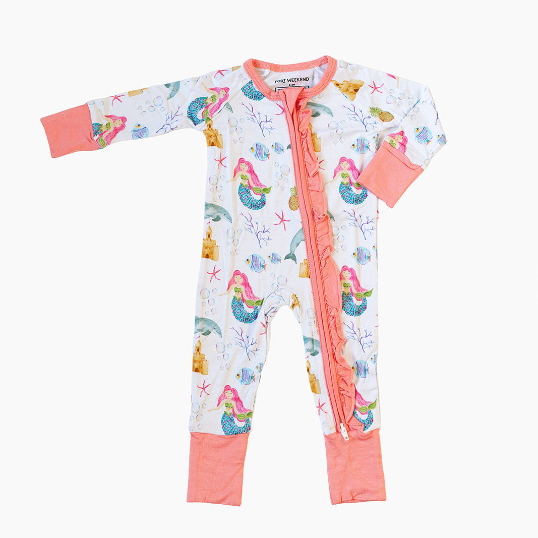The Mermaid Bamboo Convertible Zipper Pajama