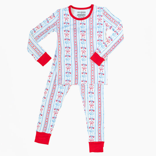 The Americana Bamboo Two-Piece Pajama Set