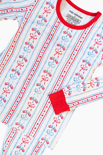The Americana Bamboo Two-Piece Pajama Set