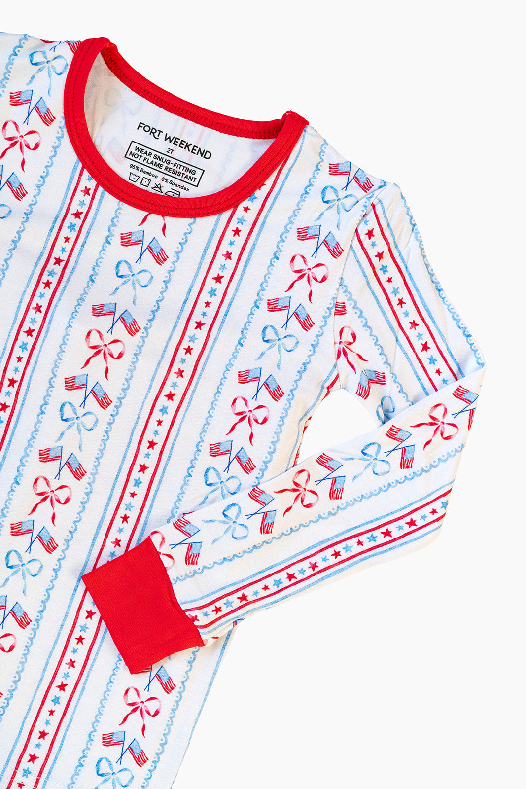 The Americana Bamboo Two-Piece Pajama Set