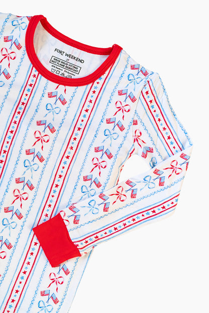 The Americana Bamboo Two-Piece Pajama Set