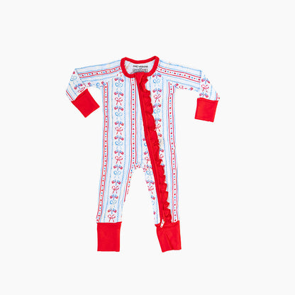 The Americana Bamboo Convertible Zipper Pajama