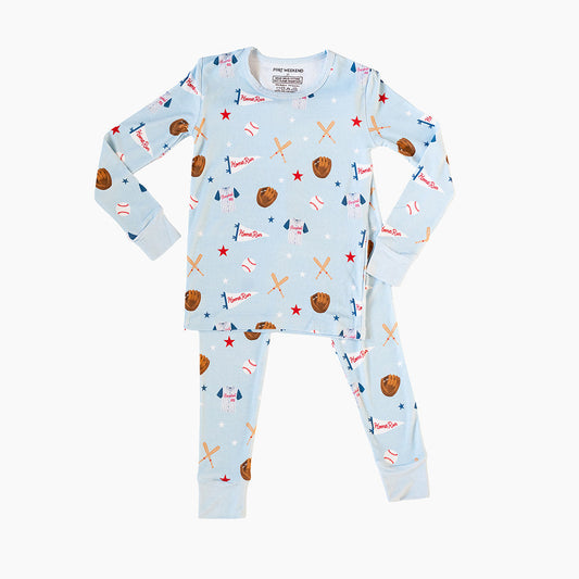 The Home Run Bamboo Two-Piece Pajama Set