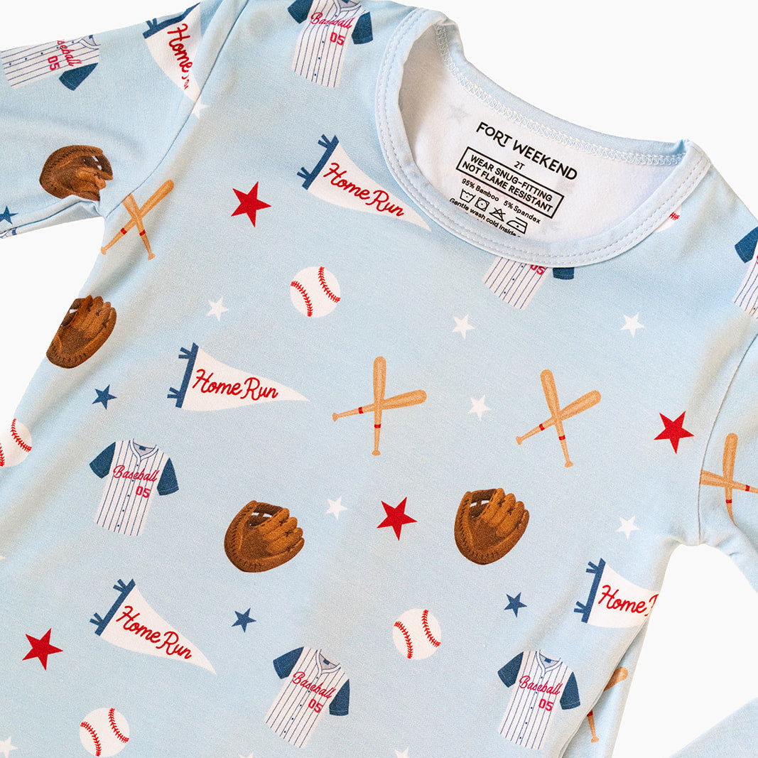 The Home Run Bamboo Two-Piece Pajama Set