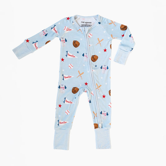 The Home Run Bamboo Convertible Zipper Pajama