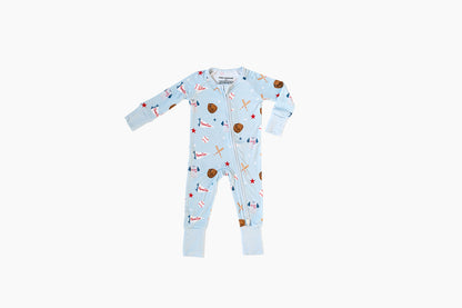 The Home Run Bamboo Convertible Zipper Pajama