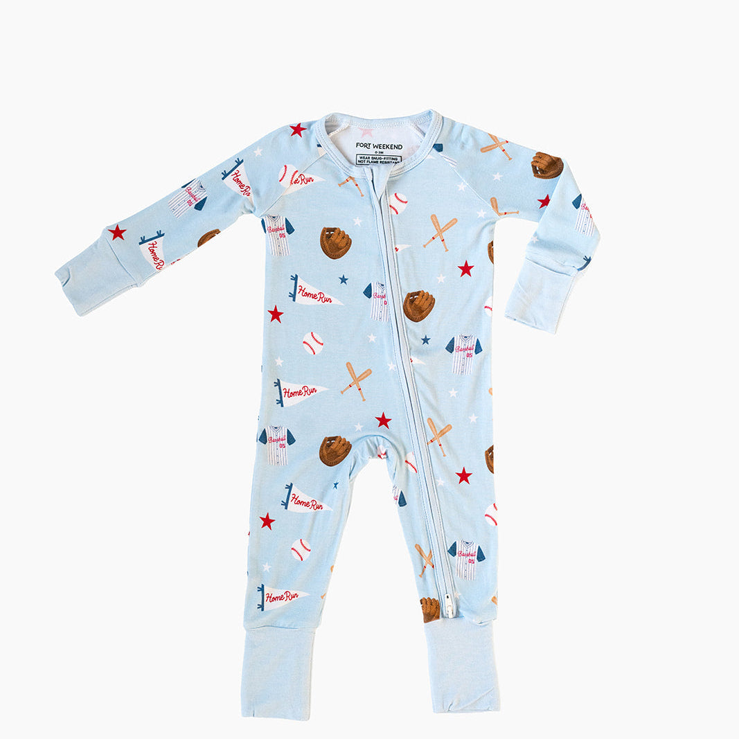 The Home Run Bamboo Convertible Zipper Pajama