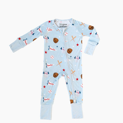 The Home Run Bamboo Convertible Zipper Pajama