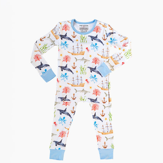 The Sailor Bamboo Two-Piece Pajama Set