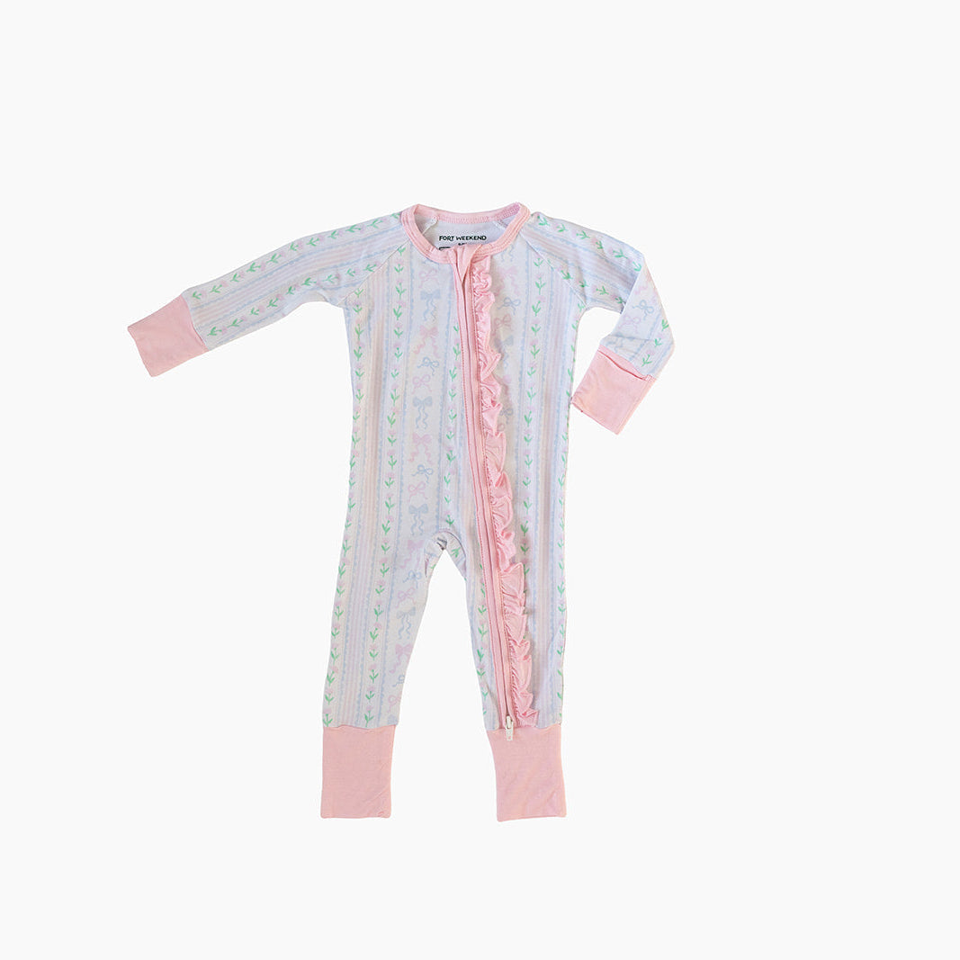 The Bow Garden Bamboo Convertible Zipper Pajama