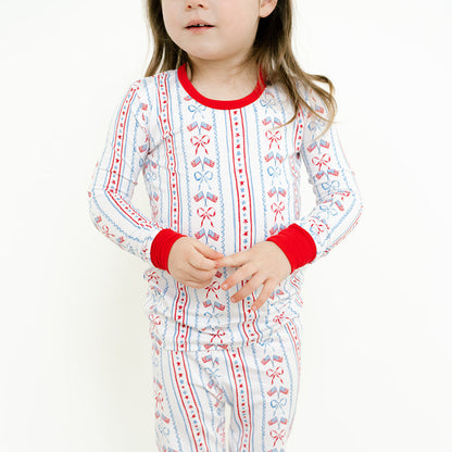 The Americana Bamboo Two-Piece Pajama Set