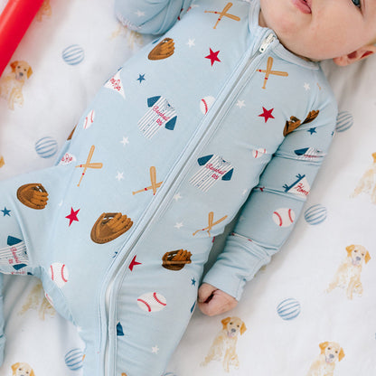 The Home Run Bamboo Convertible Zipper Pajama