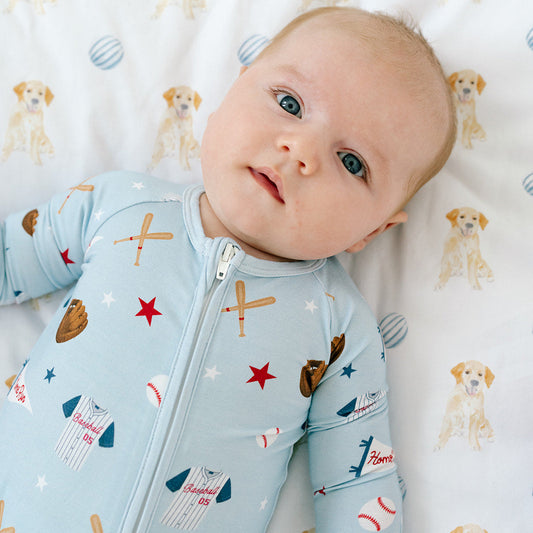 The Home Run Bamboo Convertible Zipper Pajama