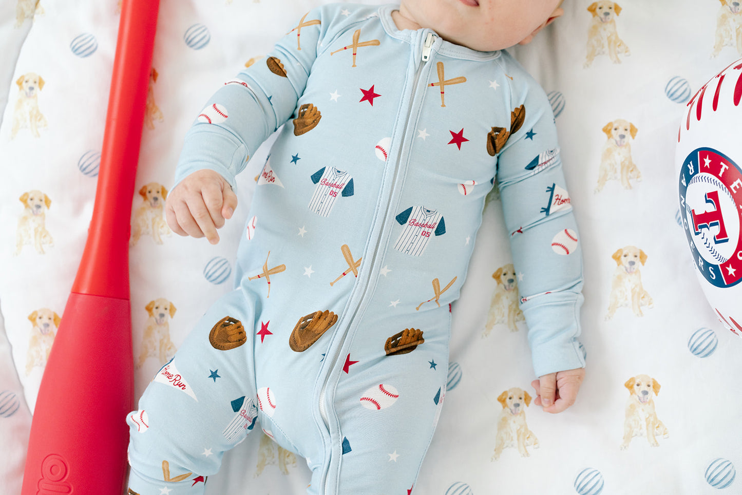 The Home Run Bamboo Convertible Zipper Pajama