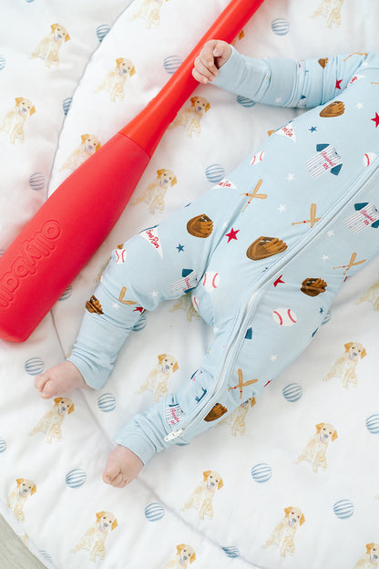 The Home Run Bamboo Convertible Zipper Pajama