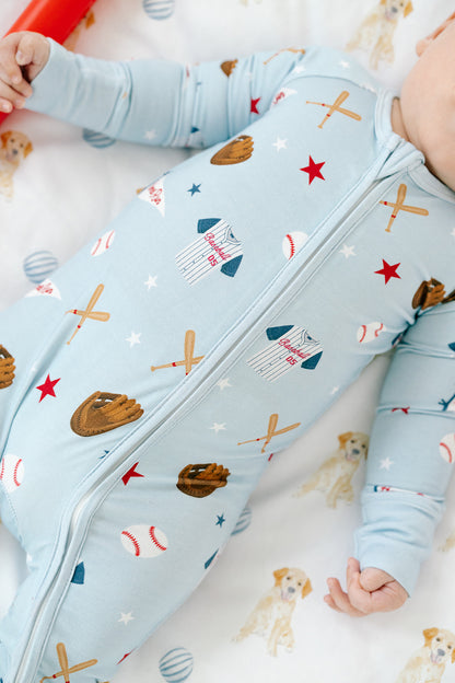 The Home Run Bamboo Convertible Zipper Pajama