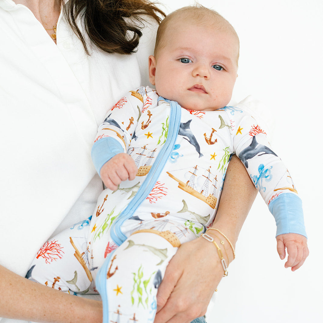 The Sailor Bamboo Convertible Zipper Pajama
