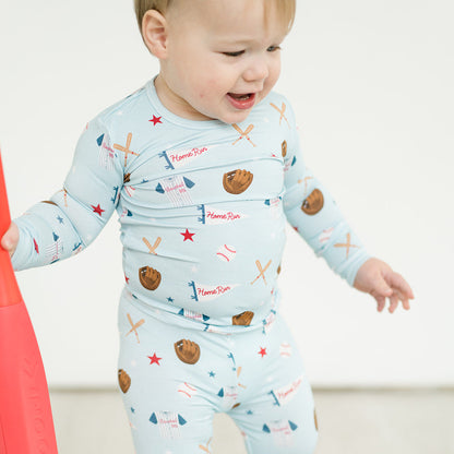 The Home Run Bamboo Two-Piece Pajama Set