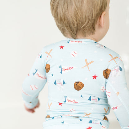 The Home Run Bamboo Two-Piece Pajama Set