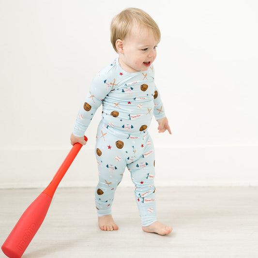 The Home Run Bamboo Two-Piece Pajama Set