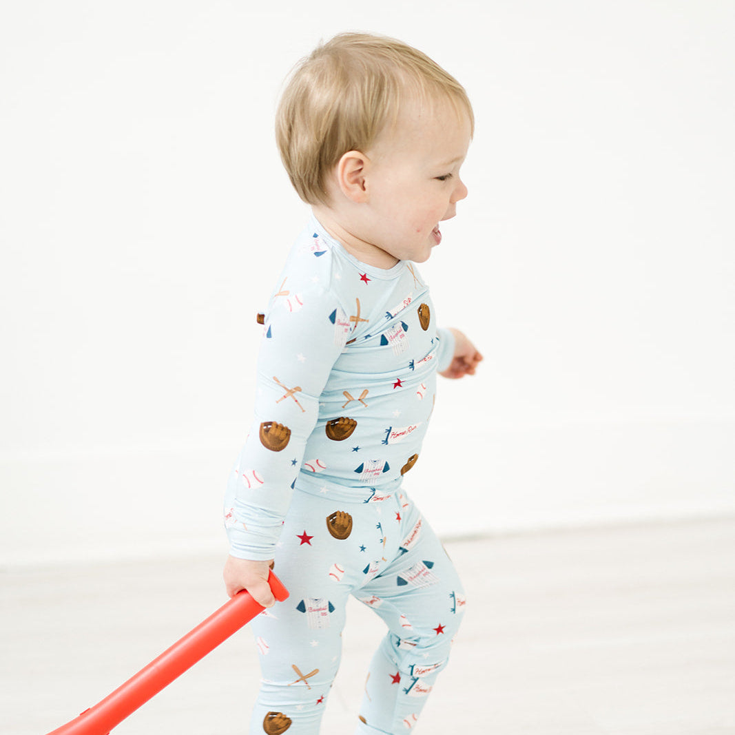 The Home Run Bamboo Two-Piece Pajama Set