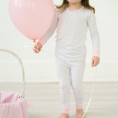 The Bow Garden Two Piece Pajama Set