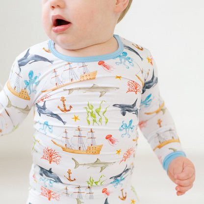 The Sailor Bamboo Two-Piece Pajama Set