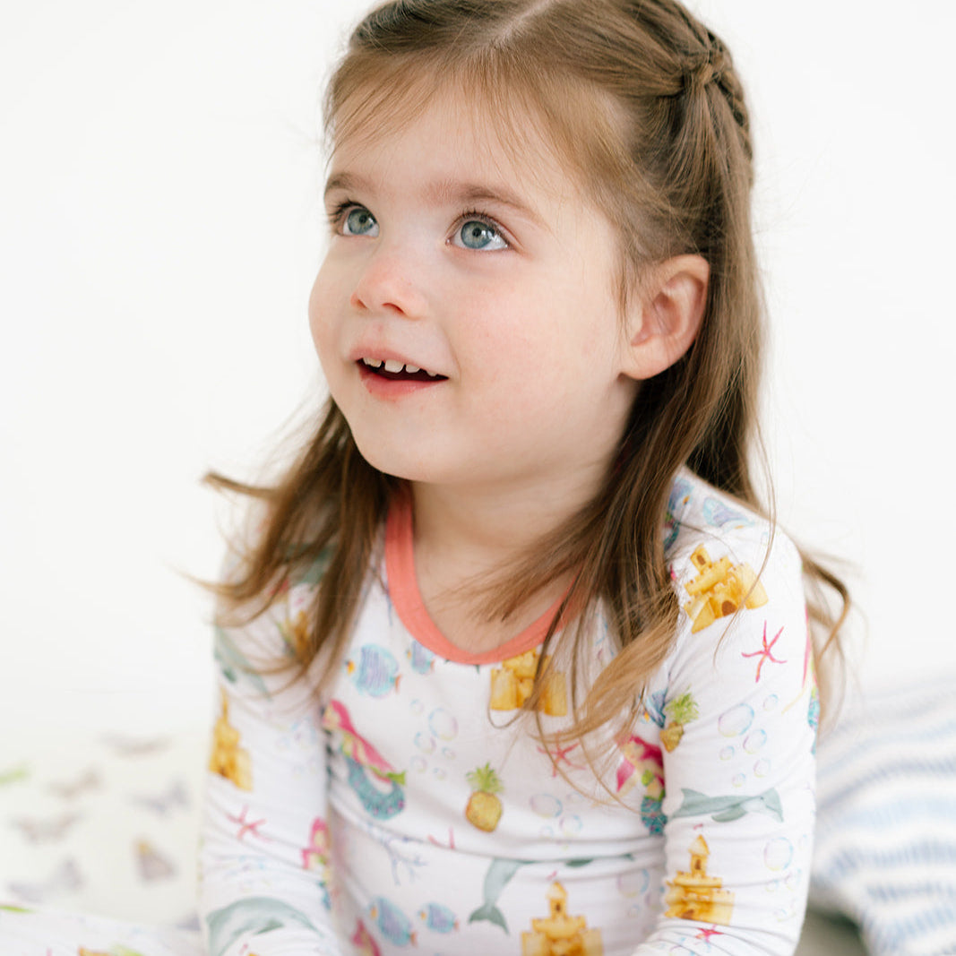 The Mermaid Bamboo Two-Piece Pajama Set