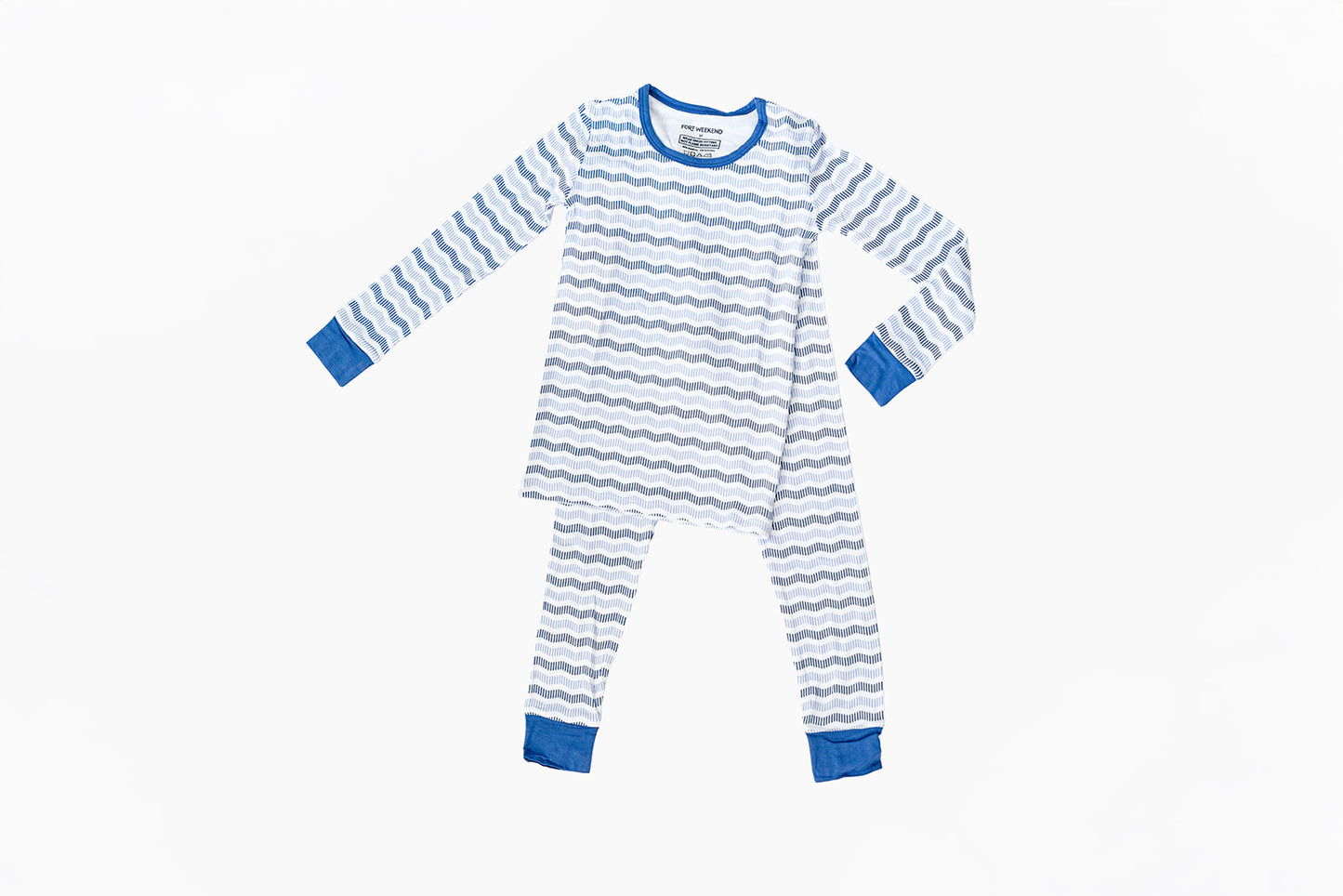 The Blue Wave Pajama Set