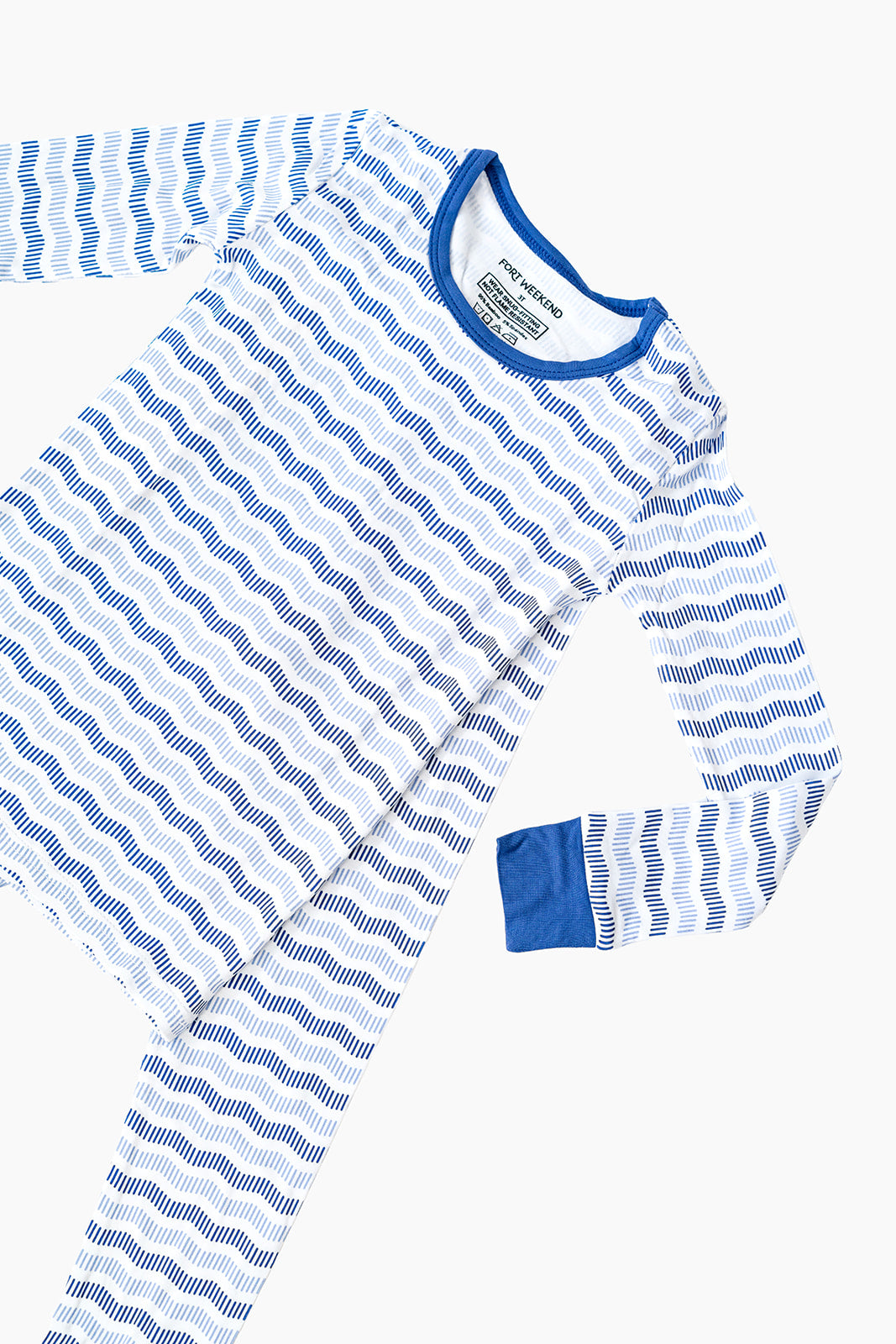 The Blue Wave Pajama Set