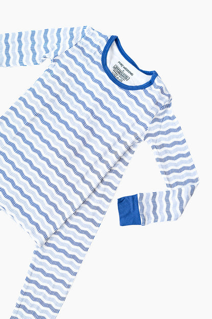 The Blue Wave Pajama Set