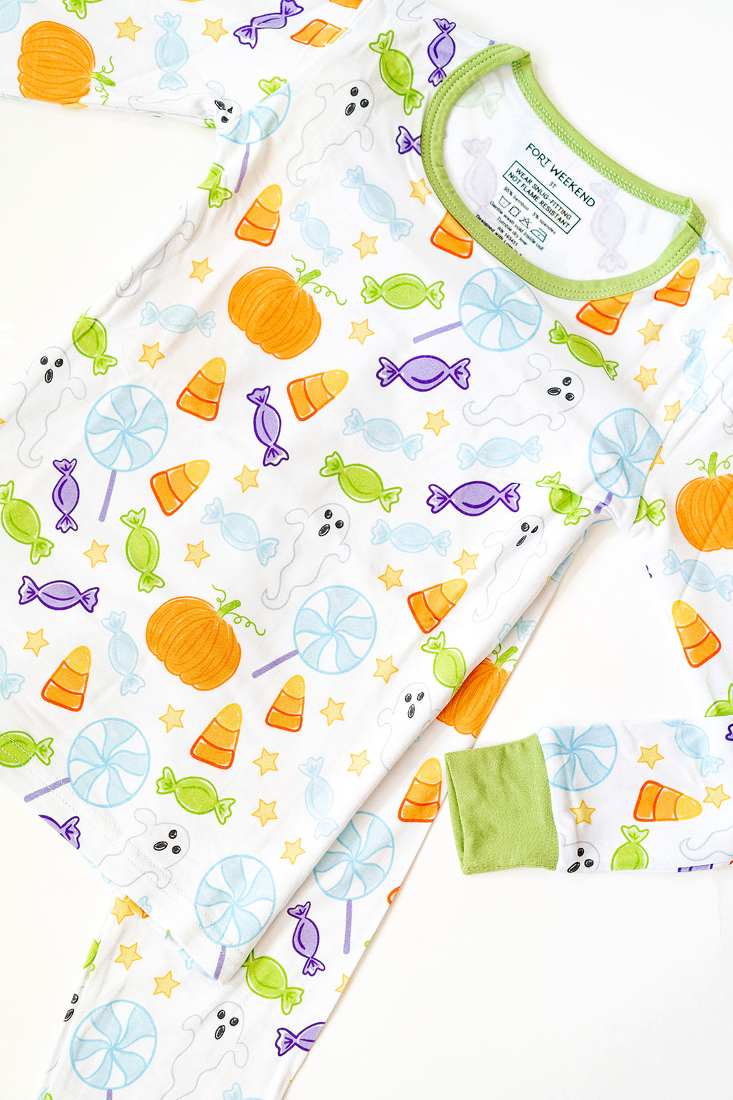 Spooky Sweet Zipper Onesie – Green