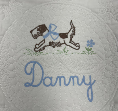 Embroidered Heirloom Baby Quilts