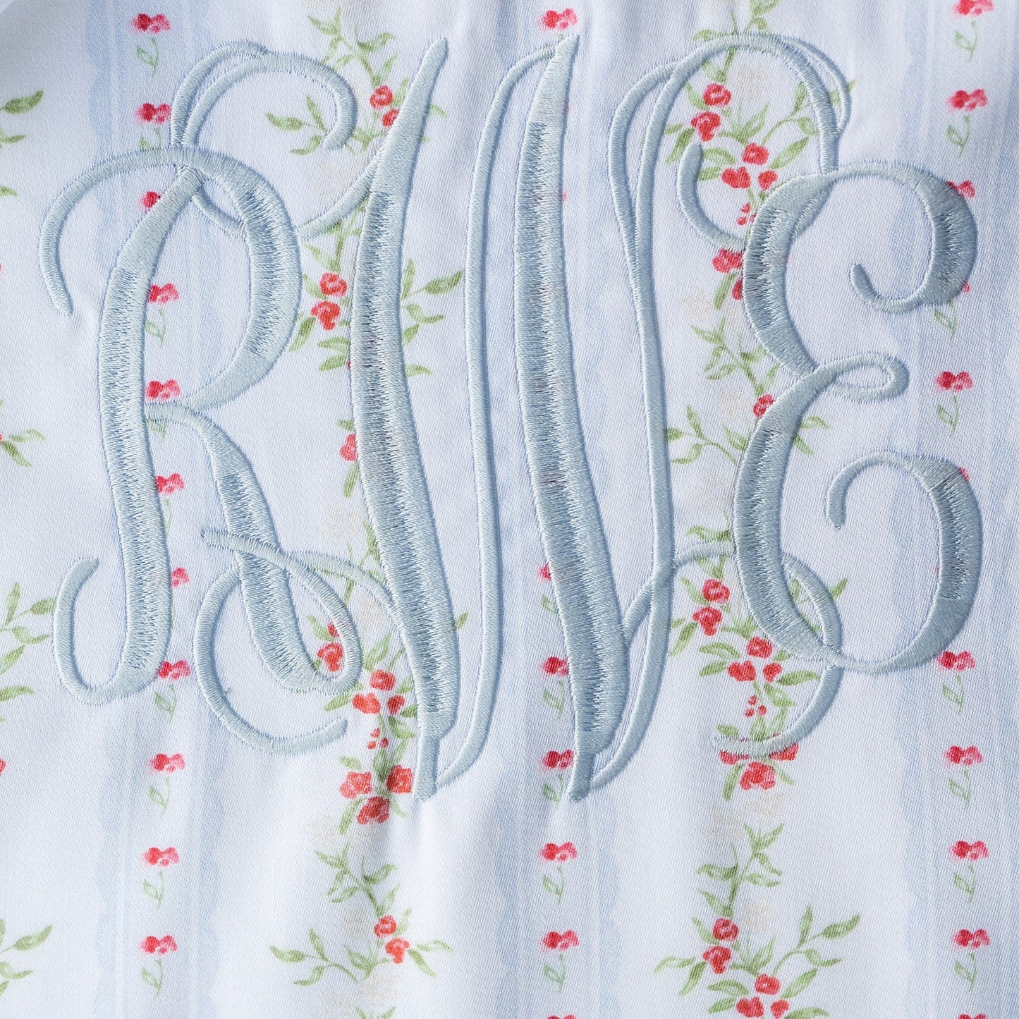 Floral Stripe Heirloom Santa Sack