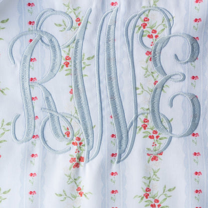 Floral Stripe Heirloom Santa Sack